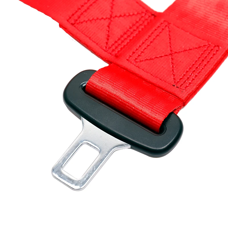 Hot selling Universal 4 Point 2 inch Strap Harness Racing Car Safety Shoulder 4 Point Seat Belt Red