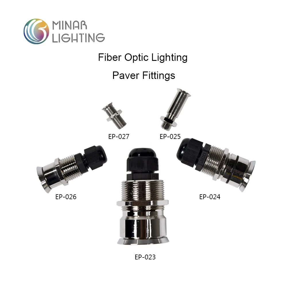 Fiber optic Light Waterproof Stainless Steel Buried End Fittings Underwater End Pieces