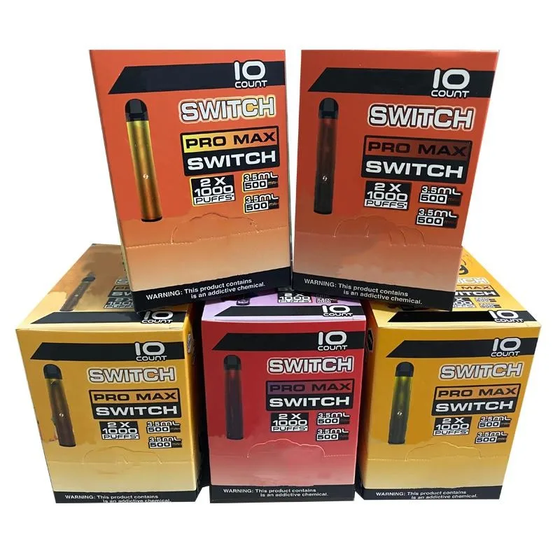 Электронная сигарета Bang xxl 2000, одноразовая электронная сигарета с переключателем XXL Duo, цветная коробка 60 мг для рождественского подарка