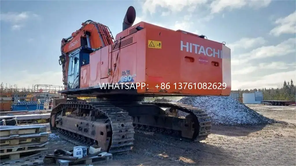 Продажа хорошо по низкой цене Hitachi ZX890LCH большой экскаватор ZX890 подержанный очень