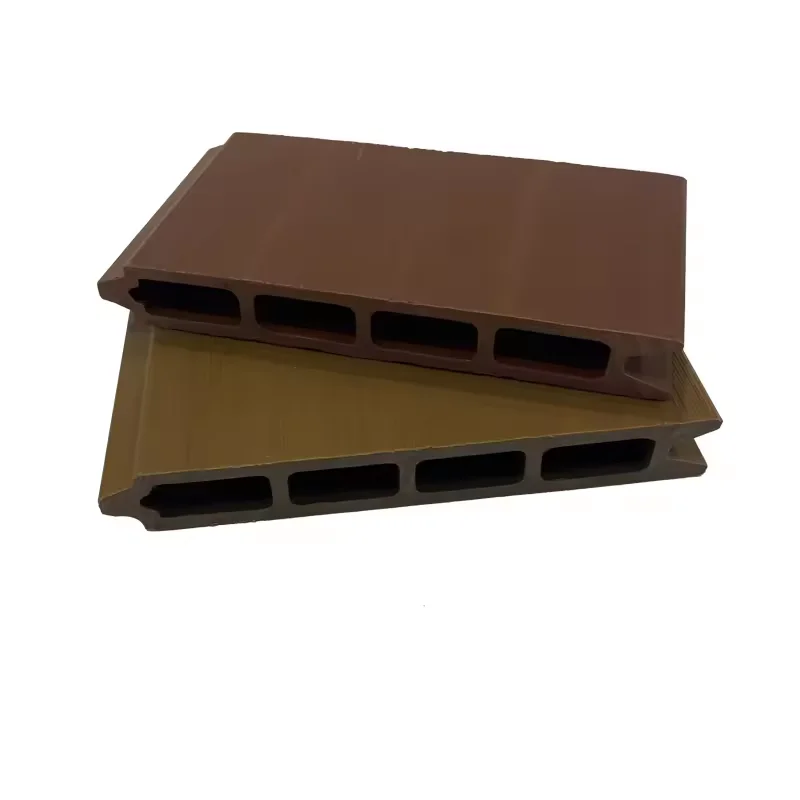 Weather-Resistant Maintenance Free Wood Grain WPC Plastic Composite Panels Fencing