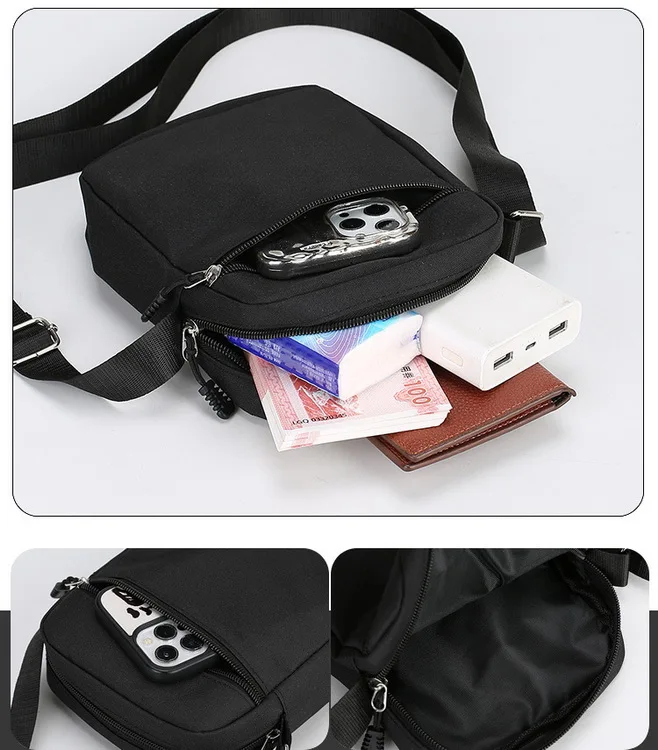 Promotional price sling bag for men high quality customized logo men sling bag crossbody man