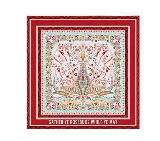 Ethnic Design Hand Embroidery Hankies Cotton Custom Bandana