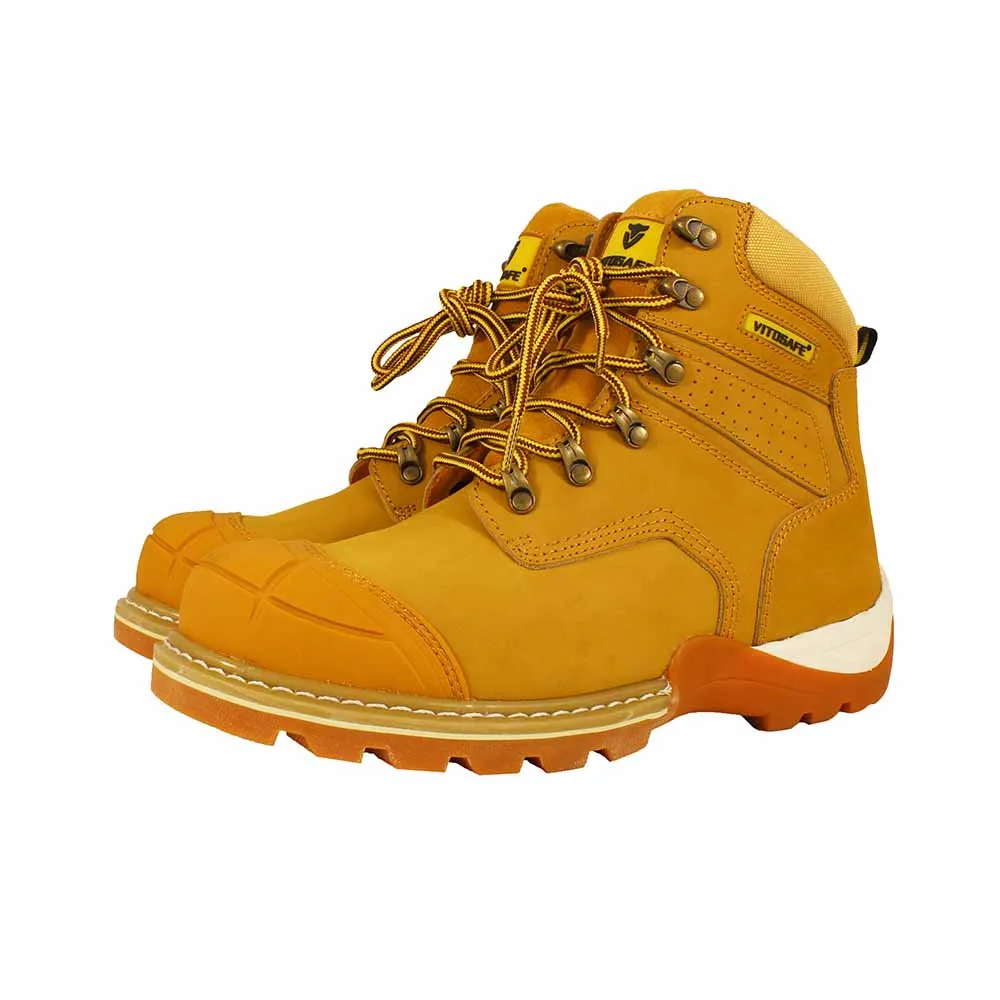 VITOSAFE rubber goodyear welted EVA rubber industrial zapatos de seguridad work safety boot