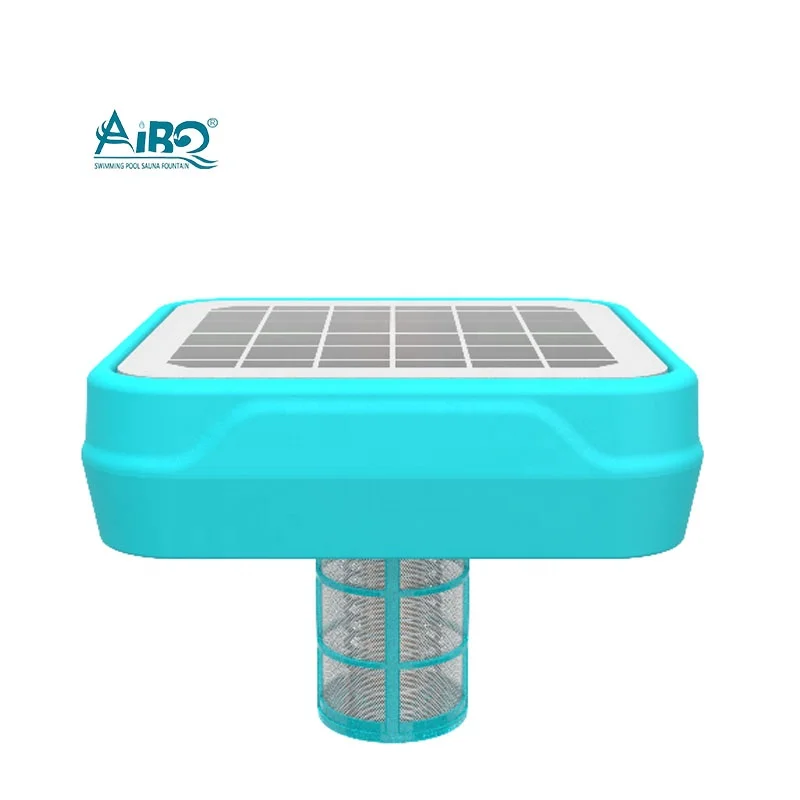 AIBO solar pool ionizer high capacity can reduce 85% chlorine and kill algae durable copper anode can keep swimming pool clean