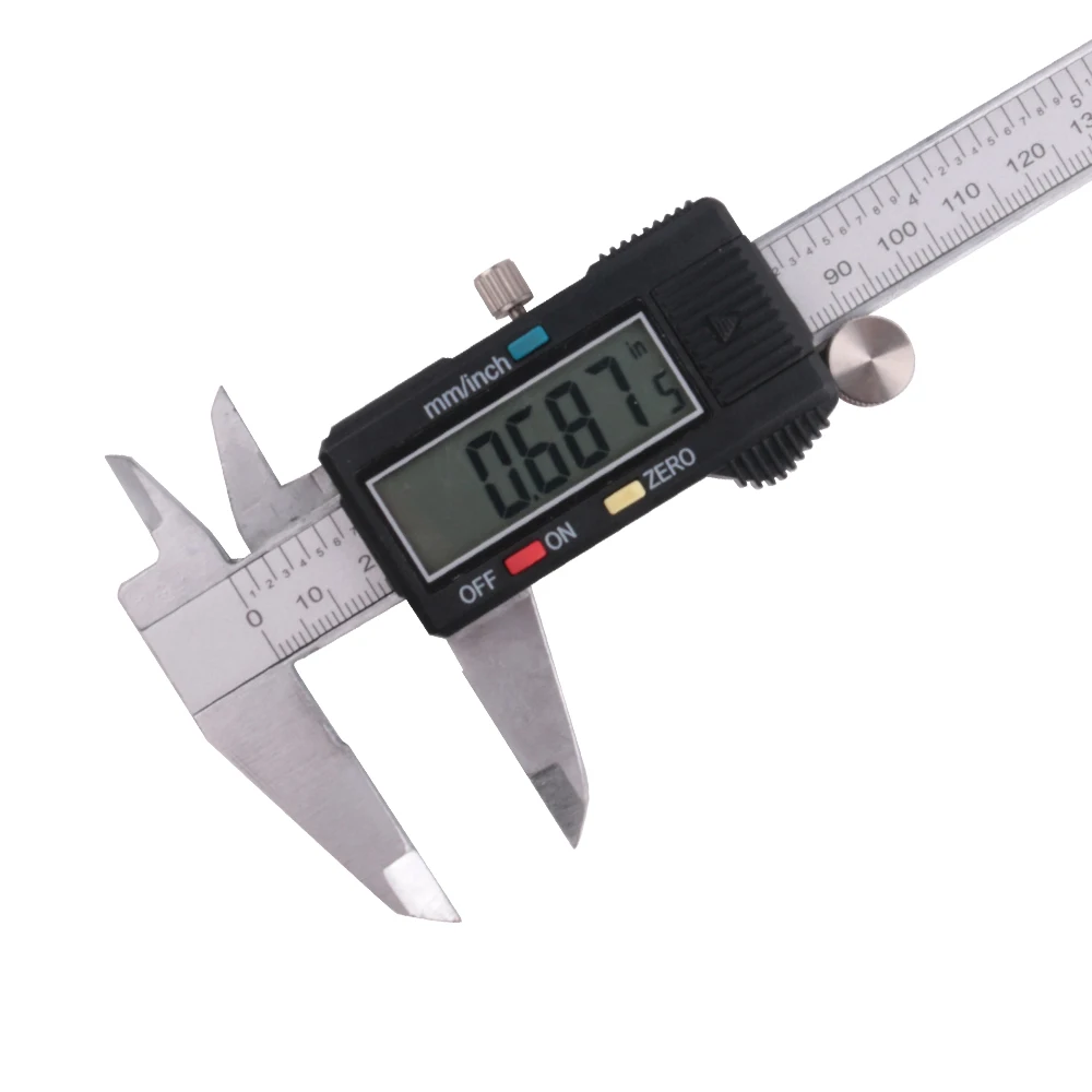 stock on sale LCD Digital Caliper with Extra Battery and Case