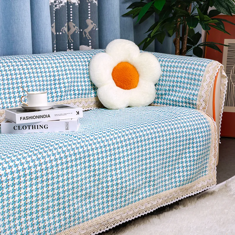 Super soft garden chic cotton protective sofa cover 2024 new magic sofa cover cushion anti-slip thickening anti-cat scratches
