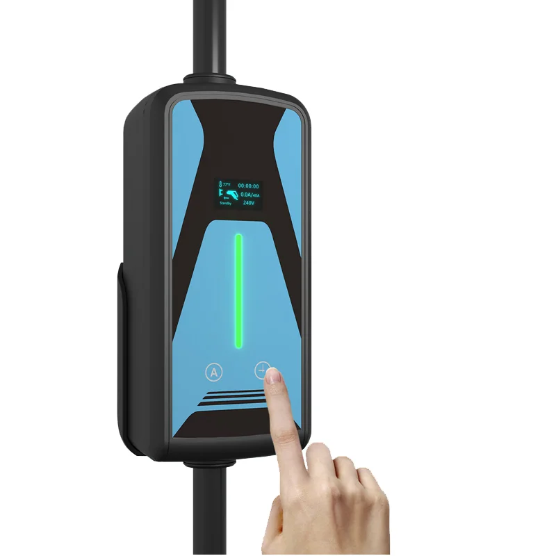 New Design Portable ev charger 40a emergency J1772  ev charger ocpp 1.6