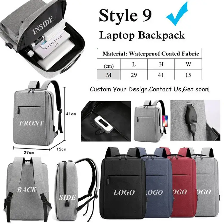 Custom Logo Fashion Travel Student Schoolbag Backpack School Bags For Teens