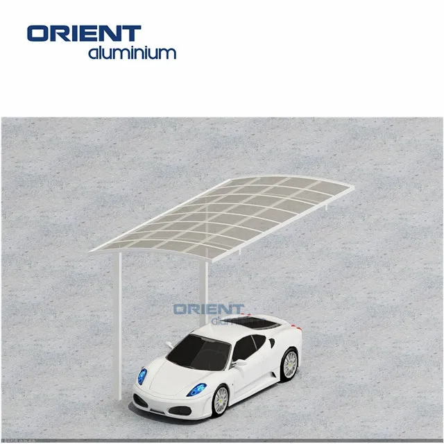 customize outdoor car port garages 10FT*17FT aluminium carport garage kits