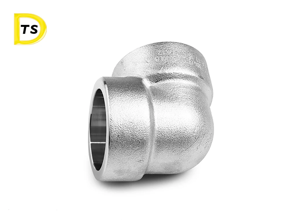 304/316L/316  High Pressure ANSI Forged Pipe Fittings Socket Weld 90 Degree Elbow marin AISI 3A DIN SMS