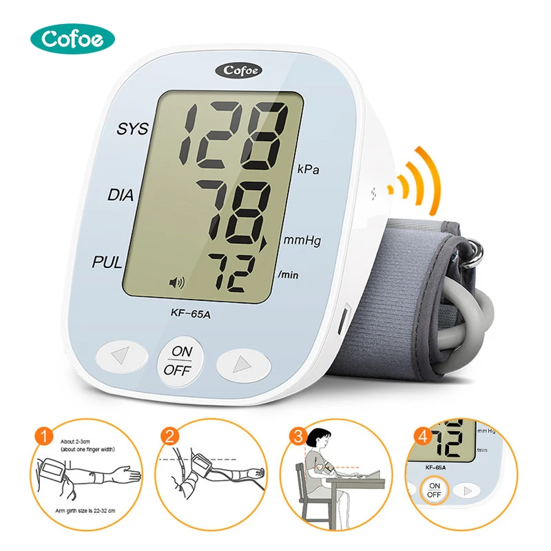 2023 Newly Oem Blood Pressure Monitor Citizen Automatic Digital Blood Monitor Pressure Bp Monitor With Led Curved Screen