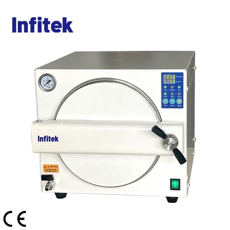 Infitek Dental/Lab Class N Benchtop Autoclave 18L 23L table top Pressure Steam Sterilizer/Autoclave