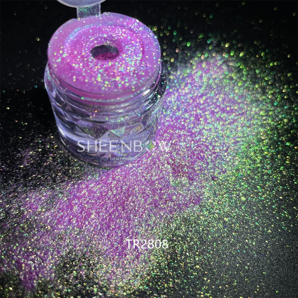 Ослепительный пигмент Aurora цветной порошок смещающий цвет Duochrome блестящие тени для
