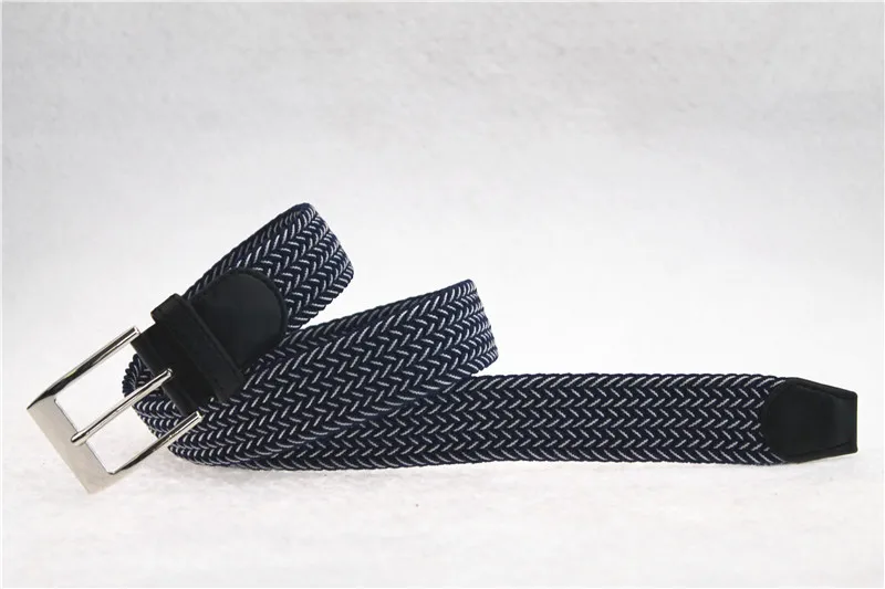 New Design Hot Sell PIN Buckle Elastic Waist belt Woven Men Belt Best Price