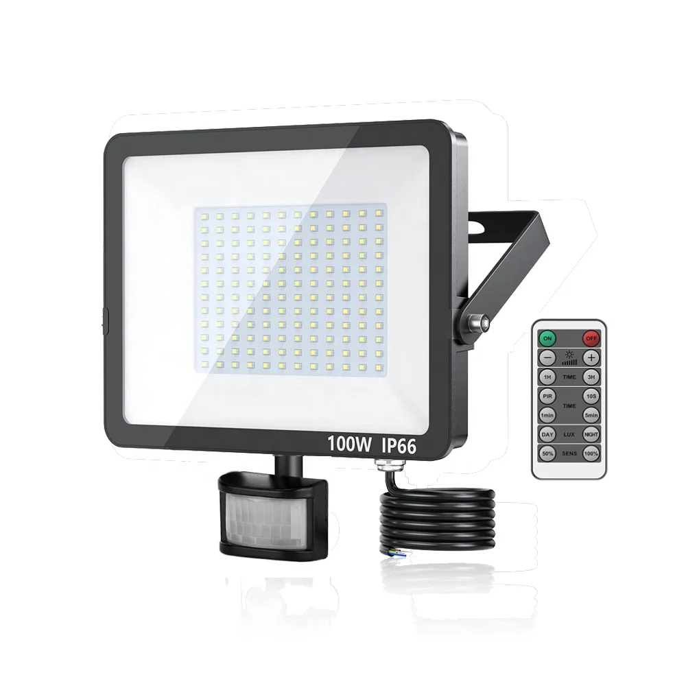 Dob Solution IP 66 Outdoor Security Lighting 20 30 50 100 Watt Motion Sensor Flood Light Reflector Led