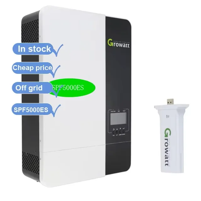 Hot Sale Growatt Inverter 5KW Smart Off-grid Power Inverter Pure Sine Wave Solar 5000ES off grid solar Inverter in Stock