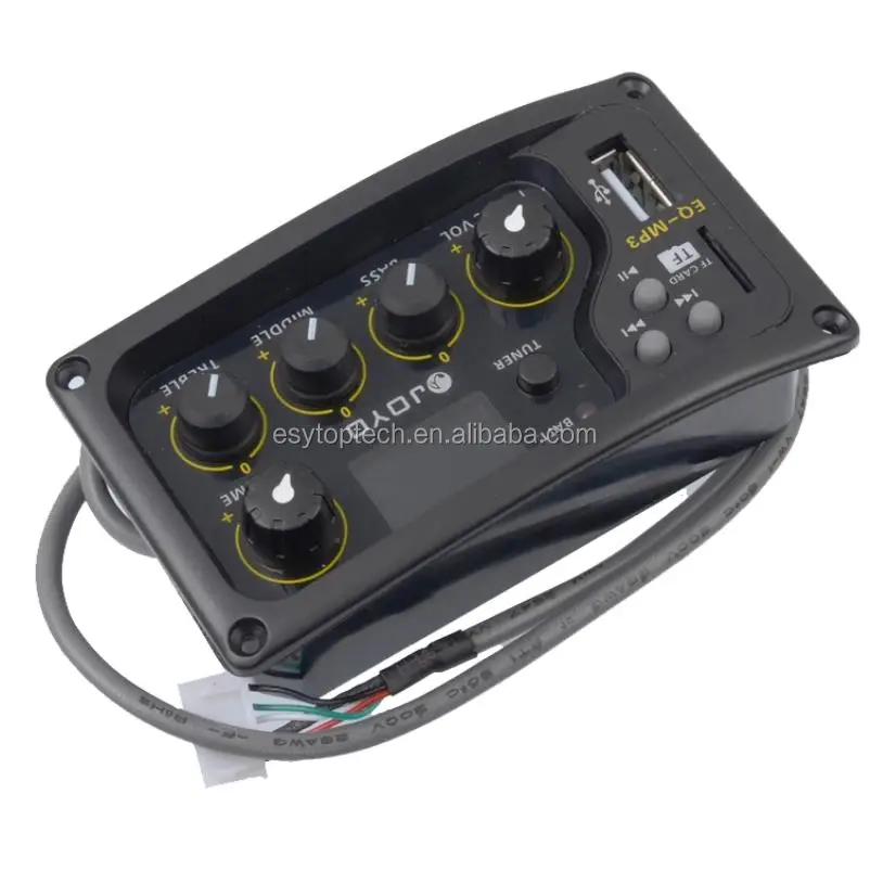 JOYO EQ-MP3 3 Bands EQ /Preamp/Pickup With MP3 Player for Acoustic Guitar