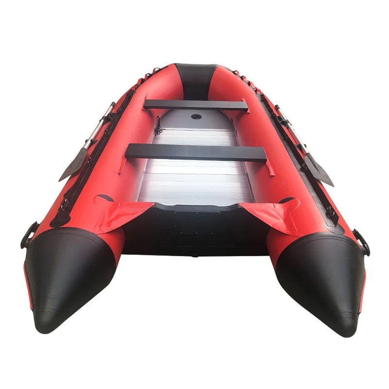 paddle dinghy inflat trailer polyvinyl chloride folding inflatable fishing rowing kayak boat