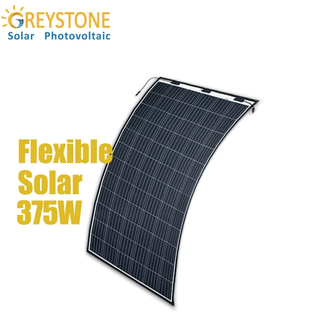 GREYSTONE 375w new technology with latest design ultra-thin flexible solar panels