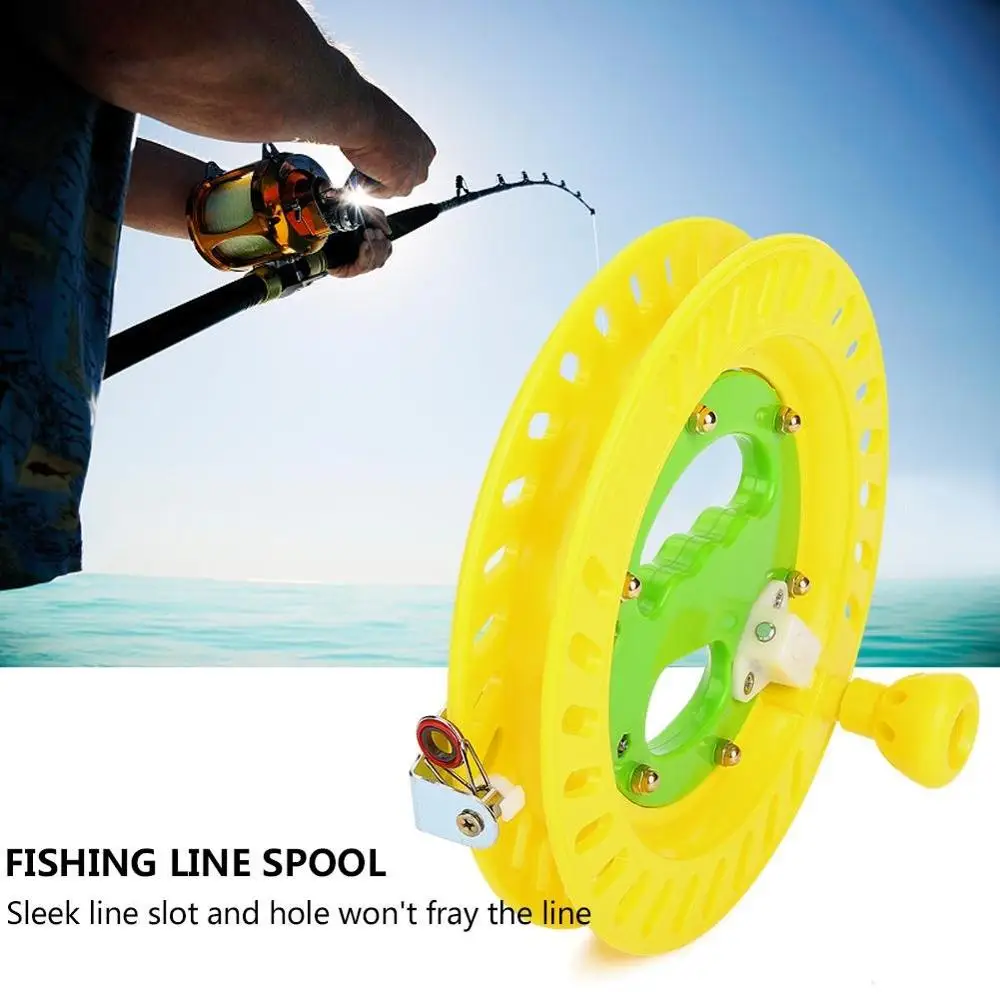 Fishing Kite Line Spool, Plastic Wheel Reel Grip Winder Holder Tool Accessory 20 cm