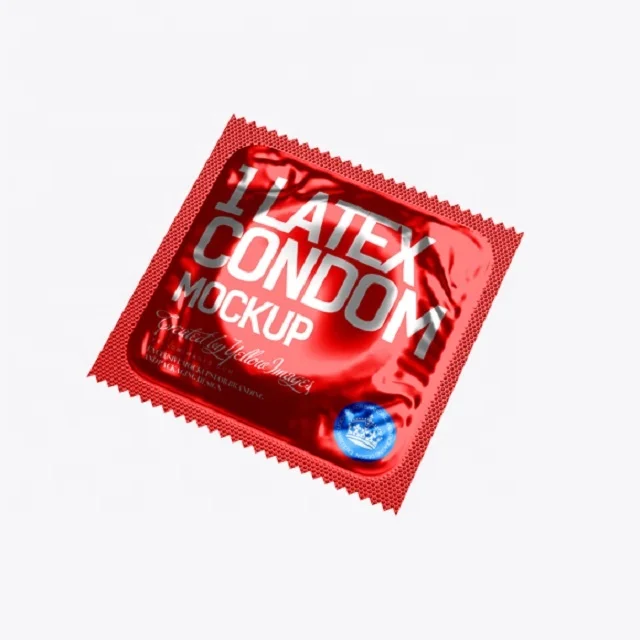Plastic Foil Material Custom Condom Packaging with Printing