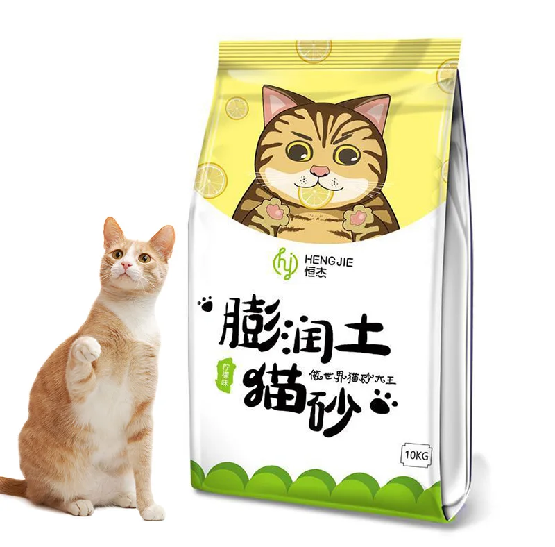 Factory Directly Cat Sand Sell 5l 10l 8kg 4kg 99% Dust Free Bentonite Litter