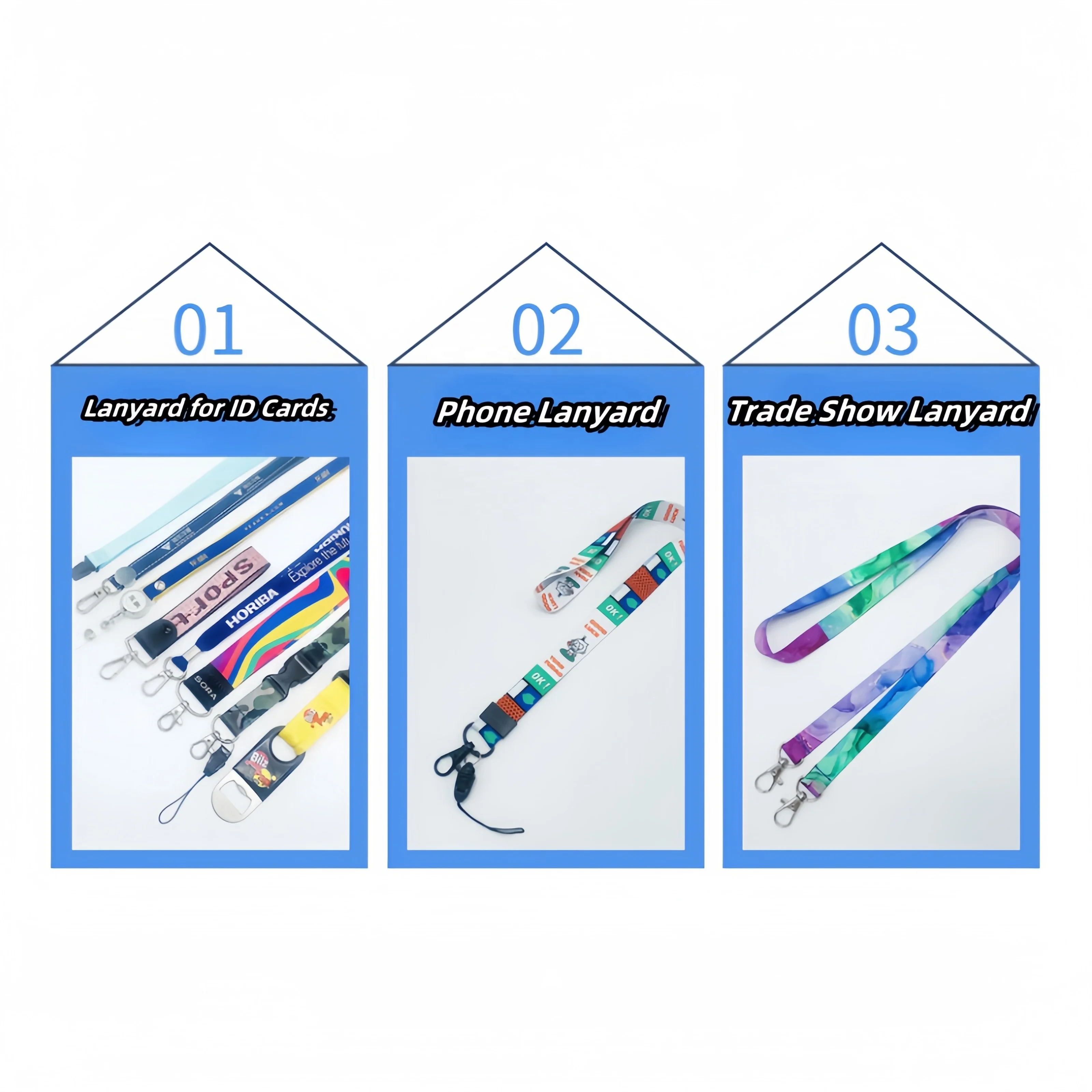 Fast Shipping Eco-Rpet Material High Quality Cheap Custom Logo Printed Poly Lanyard For Phone Mobile Drink Tube