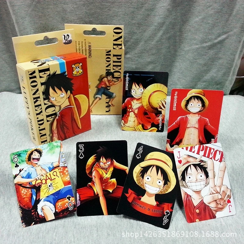 38 Styles Poker Bleach One Piece Conan Re Zero Rem One Punch Man Academia Tokyo Ghoul Totoro Death Note Anime Playing Cards