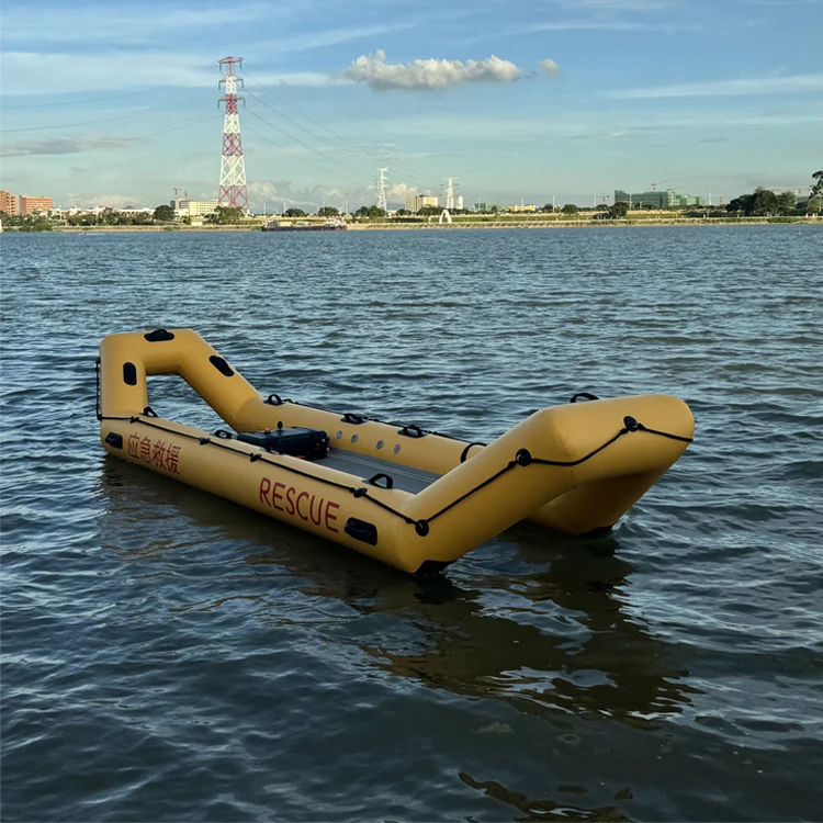 4.5m Rubber Inflatable Life Raft for Rafting Fishing or Water Rescue Durable and river rafting boat