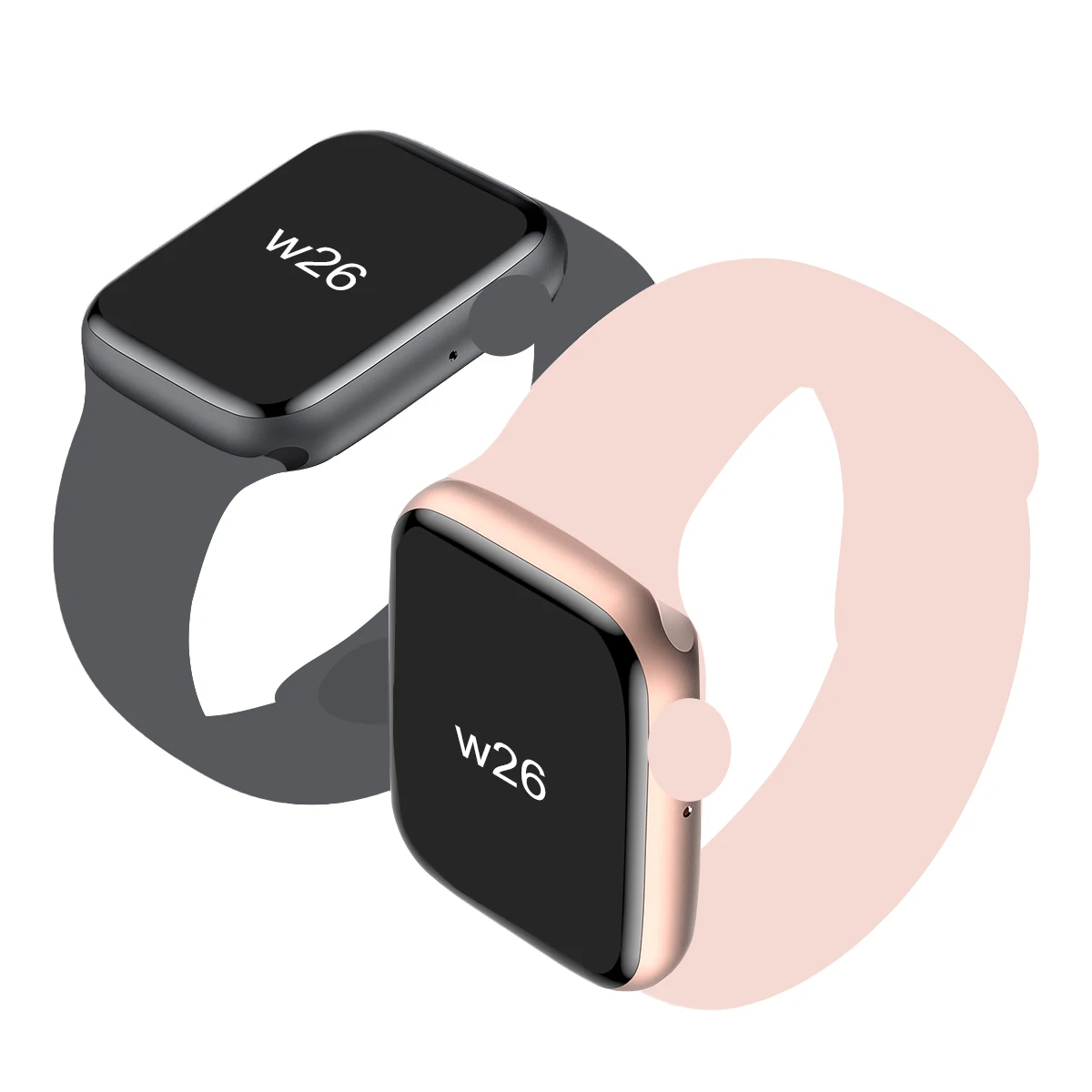  2021 полный экран с сенсорным управлением Smartwatch температуры тела монитор сердечного ритма водонепроницаемый ip68 серии 6 w26