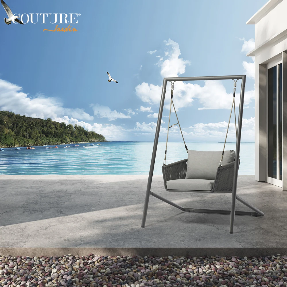 Couture High Quality Outdoor Rattan Furniture,Garden Swing Chair Outdoor Furniture,Cushioned Patio Swing