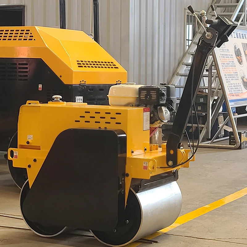 Ex-factory price vibratory roller walking parallel roller for sale Weight 0.5 tons Engine brand Honda