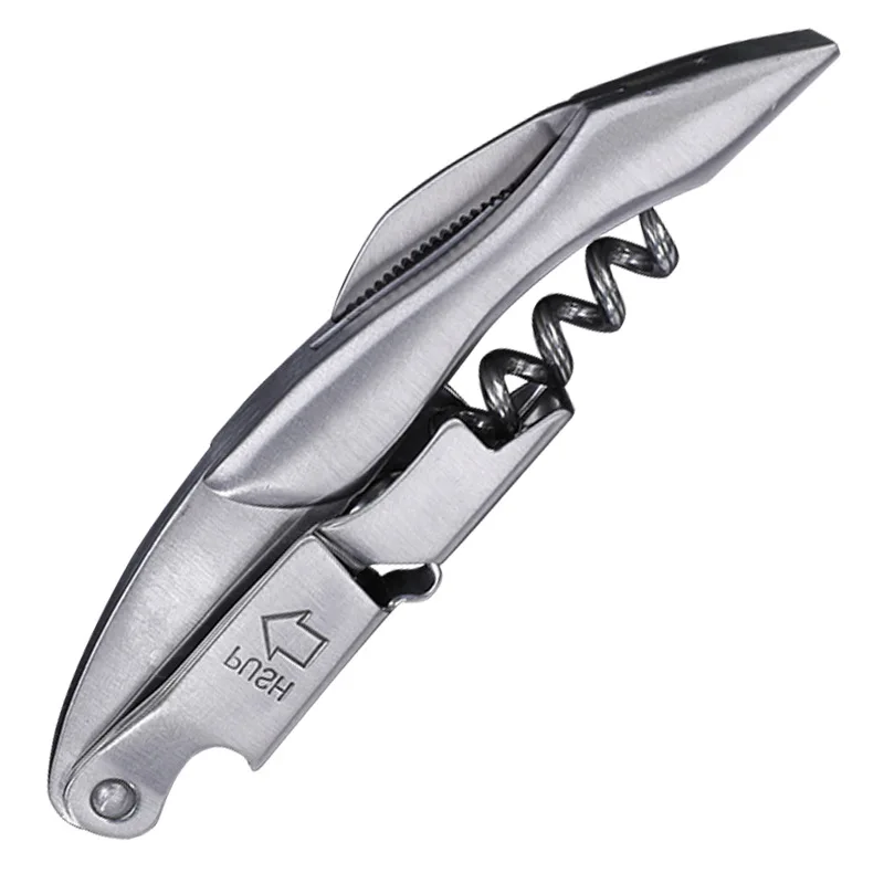 Wine Opener - Professional Corkscrew Wine Bottle Opener Foil Cutter - Manual Wine Key Bottle Openers for Waiters, Bartenders