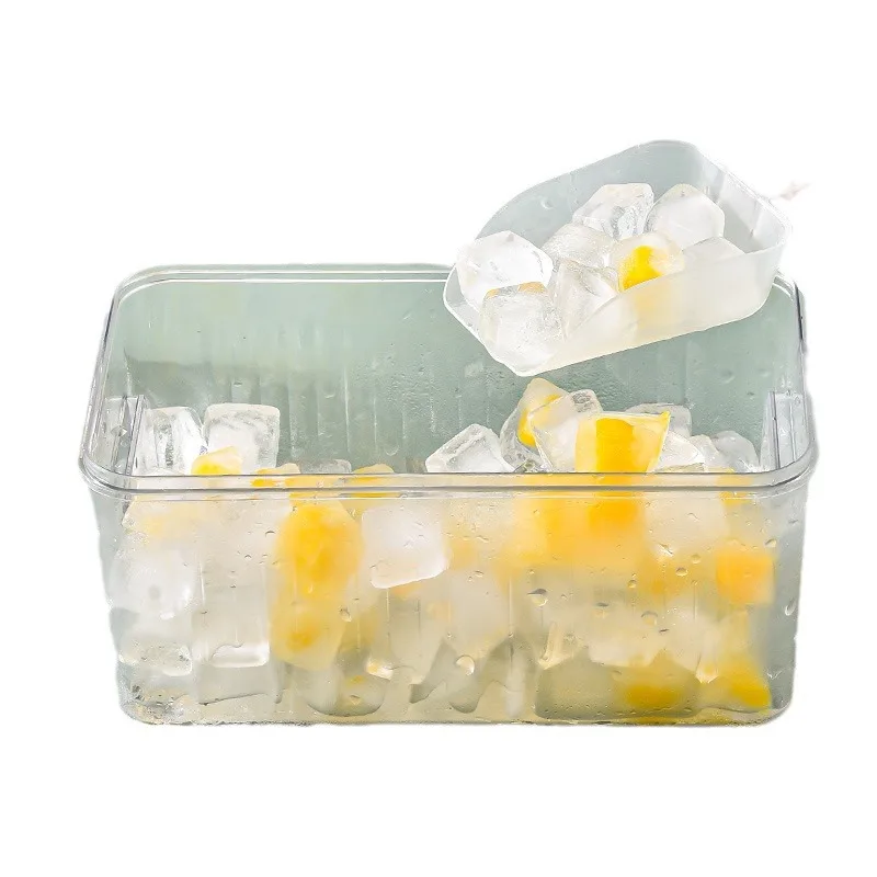 Ice storage small model ice tray push type ice storage box