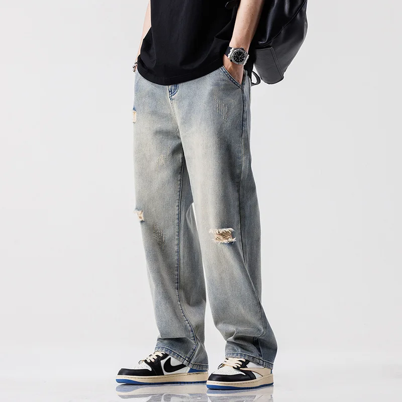 China Factory Custom Wholesale Made High Quality Popular Mens stretch denim jeans for men Cotton  denim jeans pant