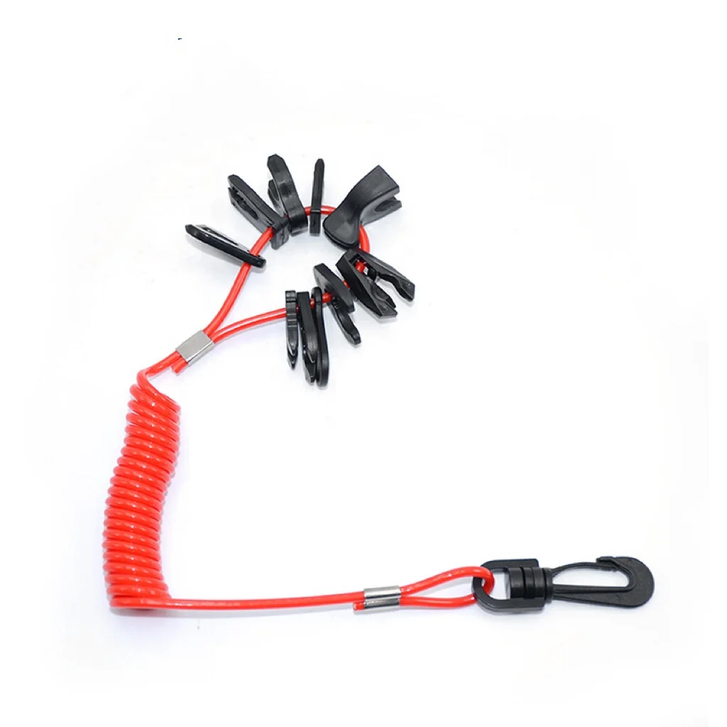 Wholesale Boat Engine Universal Safety Lanyard Stop Kill Switch Cord for Yamaha Mercury Johnson Evinrude Honda Suzuki  Outboard
