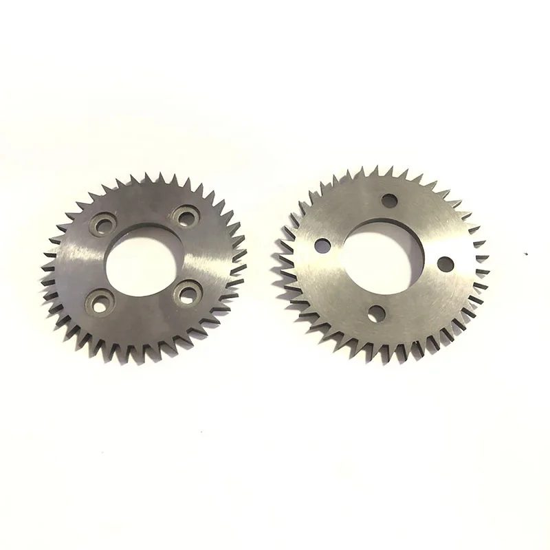 Tungsten Carbide tip vertical cutting blades all kinds with tungsten carbide non - standard blades