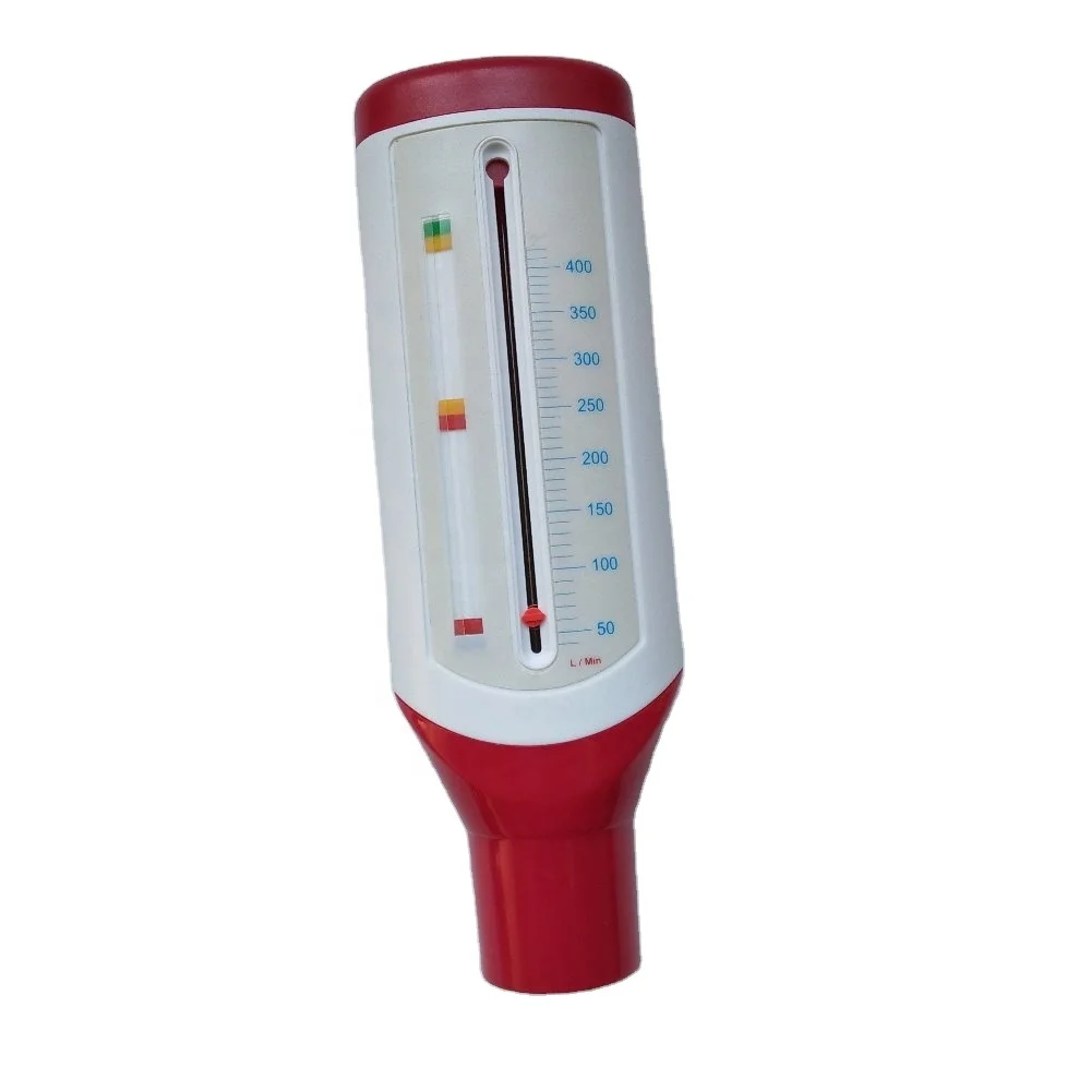 China other consumables medical supplies Peak Flow Meter 400L/min for child user red color