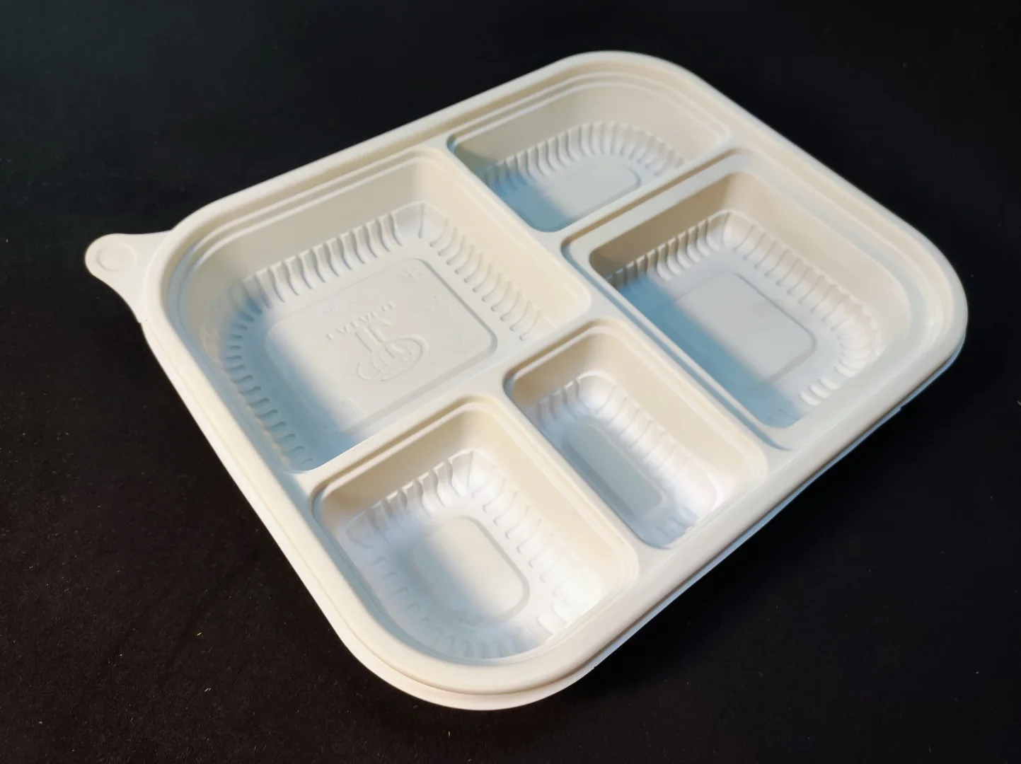 Food container with cover disposable corn starch biodegradable Sushi Bento box
