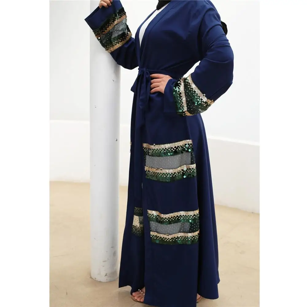 
Oman Qatar Dubai Abaya Kimono for Women Quality Muslim Dress Maxi Dresses Open Design 