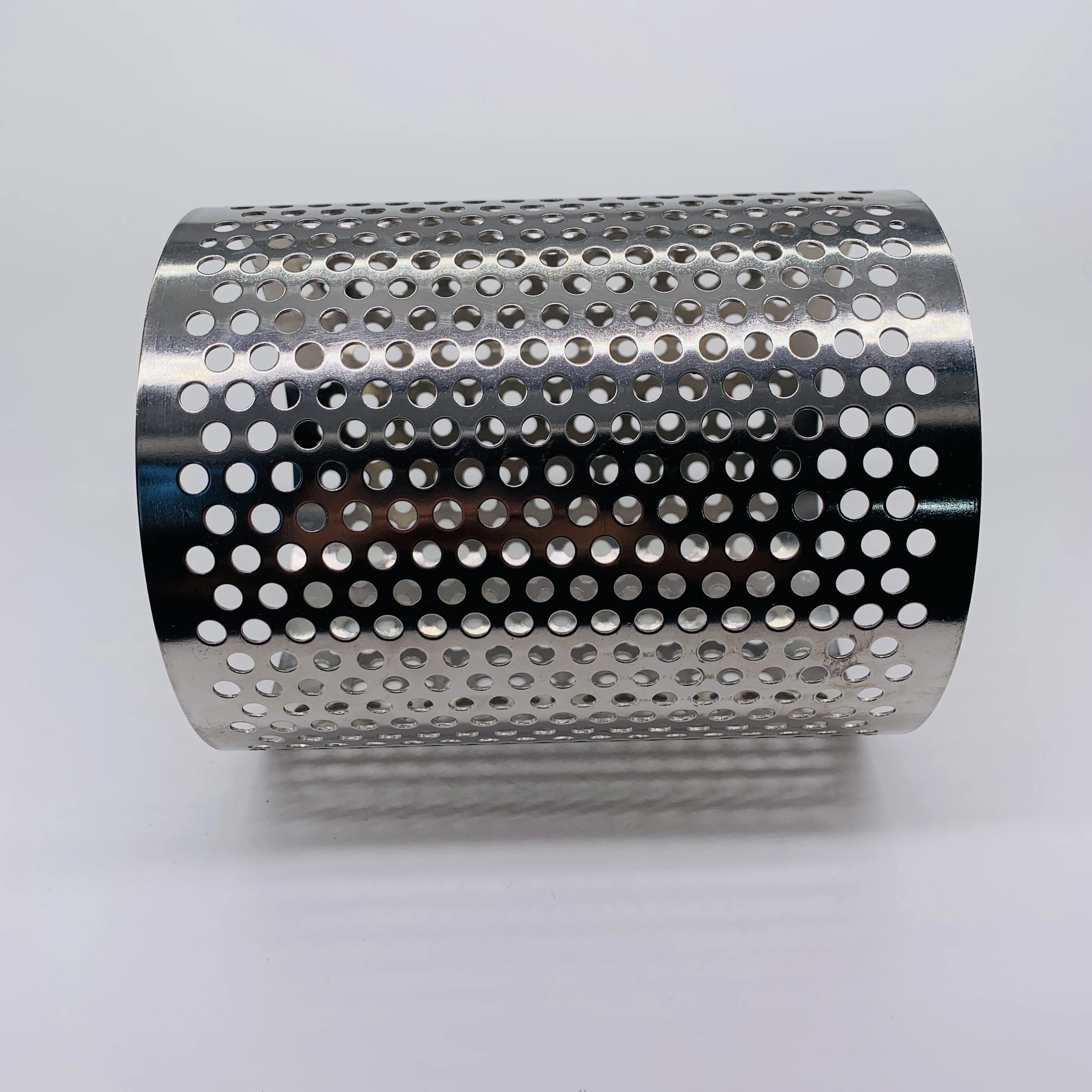 Ultra fine customization stainless steel round hole metal perforated tube filter manufacturer