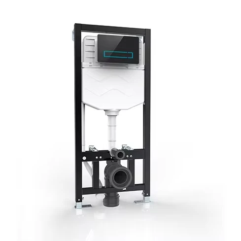 Stylish Slim Plastic Concealed Cistern Smart Toilet Water Tank with Flush Plate