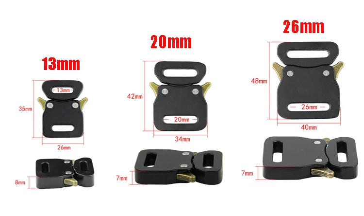 3/4 inch metal buckle for hats and shoes mini Quick Release Buckle for Bracelet and garment 1 inch metal cap buckle