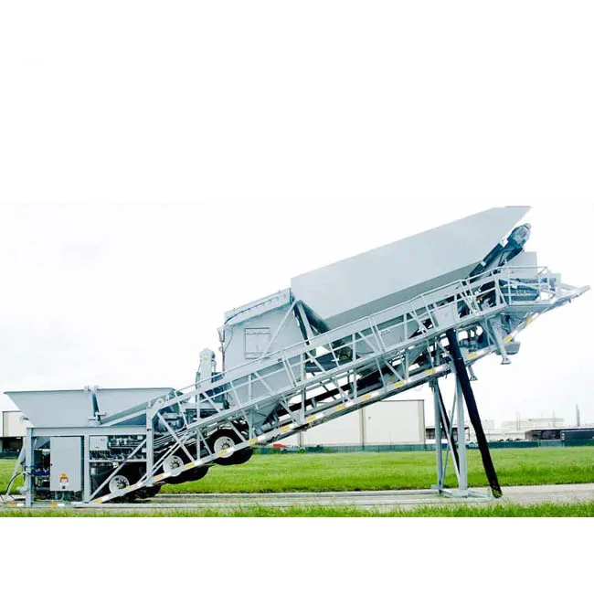 2023 New Dry Mixing Wet Mixing Portable Cement Concrete Mixing Plant  60 50 m3