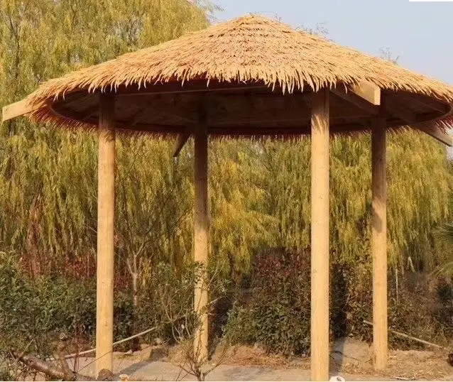 Roof Tiles patio cover synthetic thatch roll thatch roof anti fire synthetic thatch roof for  pergolas and gazebos outdoor