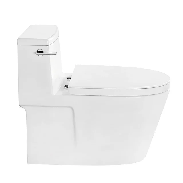 Modern Design Bathroom Porcelain One Piece Ceramic Toilet Bowl Sanitary Ware WC Dual Flush Toilet