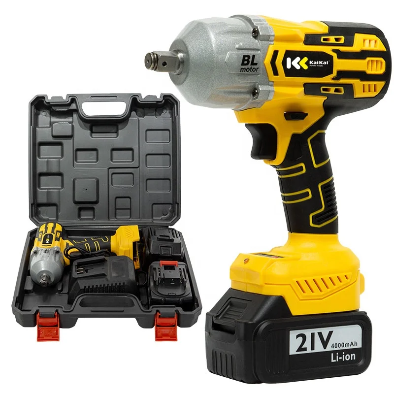 China New design Handmade Tools 800Nm electrical Strong Impact Wrench universal socket set battery impact wrench