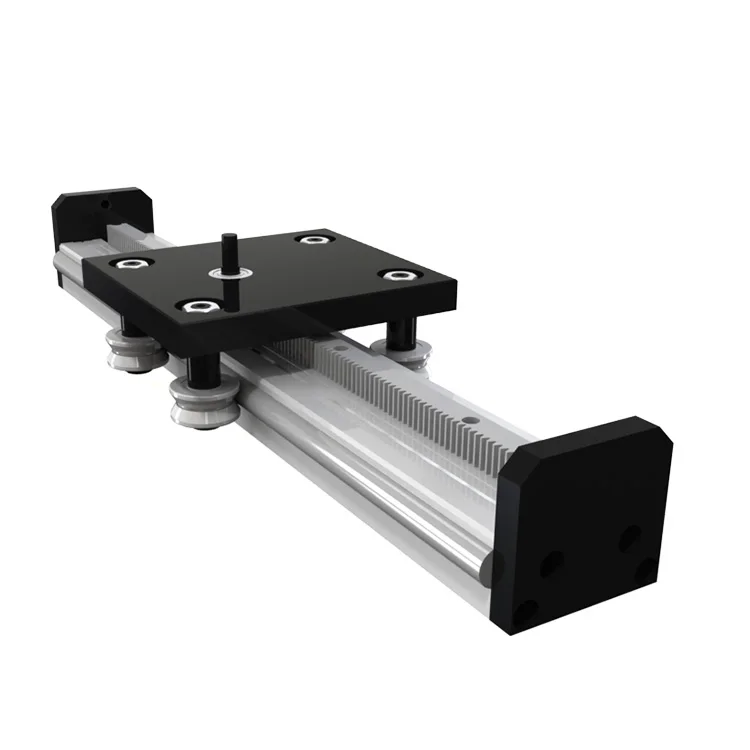 Double Line Rail Aluminum Profile Electric CNC Slide Linear Guide