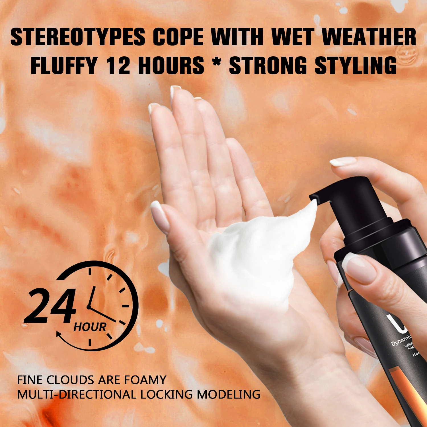 wholesale dynamic foam hair wax Nature Moisturizing Curl Activator Defining Curly Curling Cream for African Curly Wave Hair